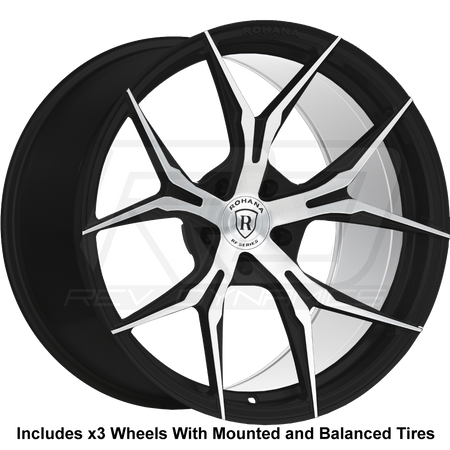 Rohana RFX5 Slingshot 22" Wheel and Tire Package - Rev Dynamics