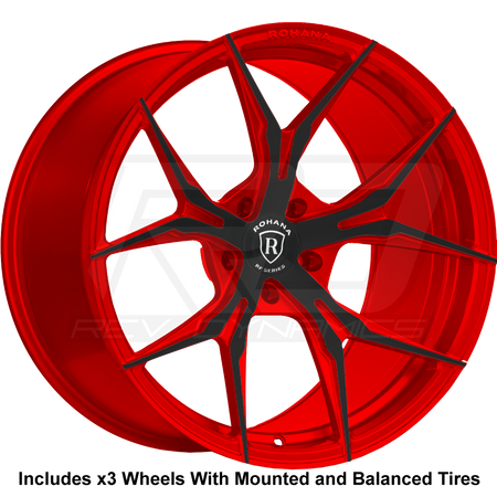 Rohana RFX5 Slingshot 22" Wheel and Tire Package - Rev Dynamics