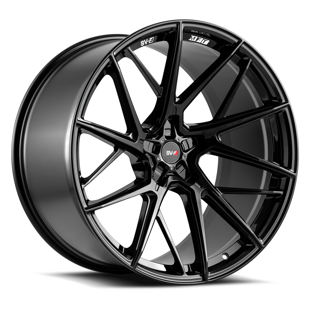 Corvette C8 Savini Wheel SV-F6 Gloss Black