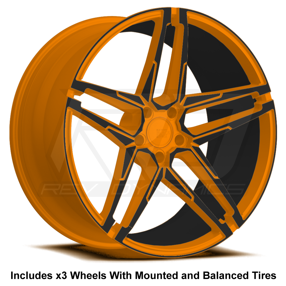 Savini BM-17 Slingshot 22" (305 Rear) Wheel and Tire Package - Rev Dynamics