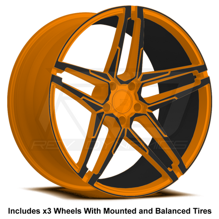 Savini BM-17 Slingshot 22" (305 Rear) Wheel and Tire Package - Rev Dynamics