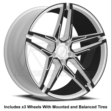 Savini BM-17 Slingshot 22" (305 Rear) Wheel and Tire Package - Rev Dynamics