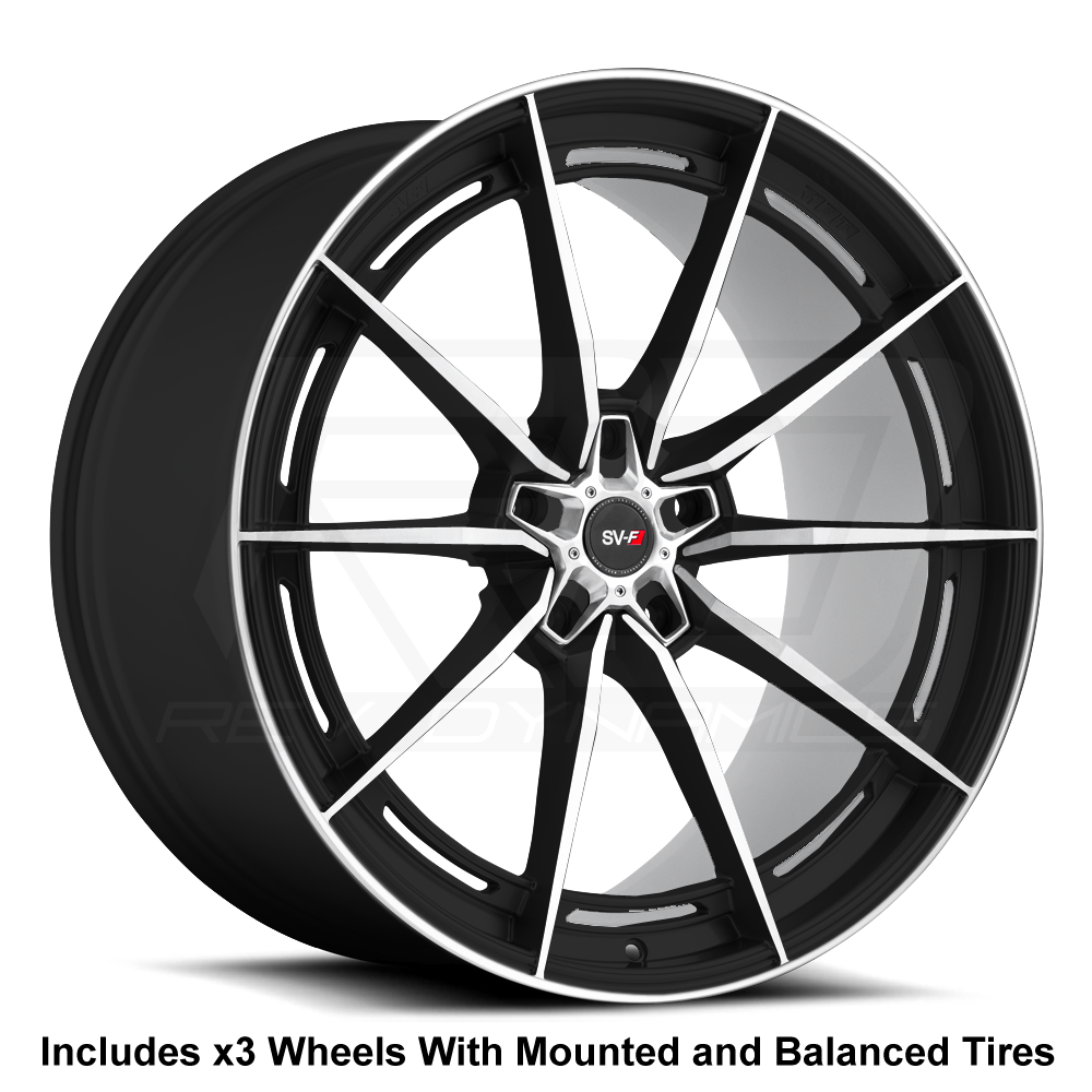 Savini SV-F1 Slingshot 22" Super Wide Rear (315) Wheel and Tire Package - Rev Dynamics