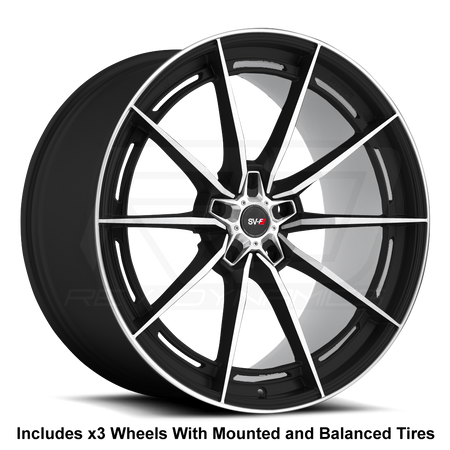 Savini SV-F1 Slingshot 22" Super Wide Rear (315) Wheel and Tire Package - Rev Dynamics
