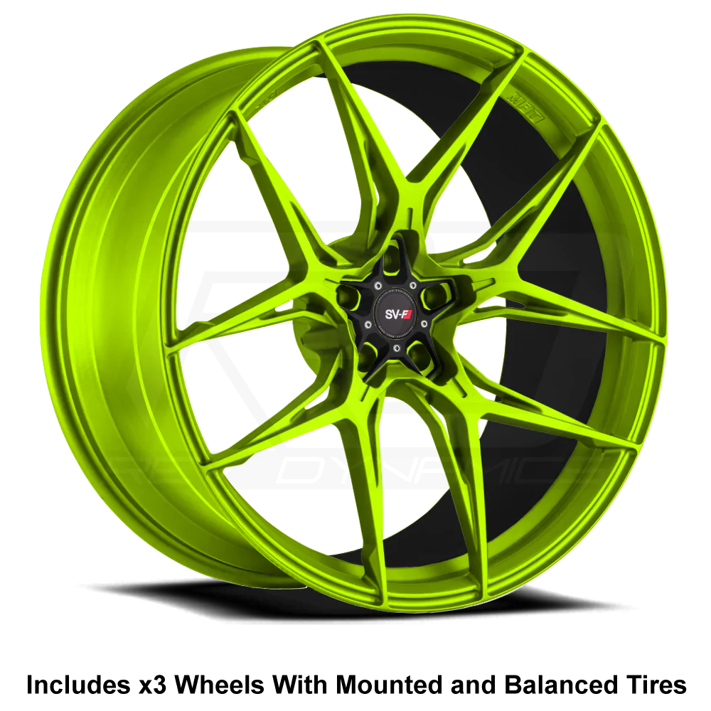 Savini SV-F5 Slingshot 20" Front 22" Rear Wheel and Tire Package - Rev Dynamics