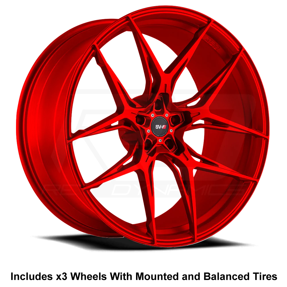 Savini SV-F5 Slingshot 20" Front 22" Rear Wheel and Tire Package - Rev Dynamics