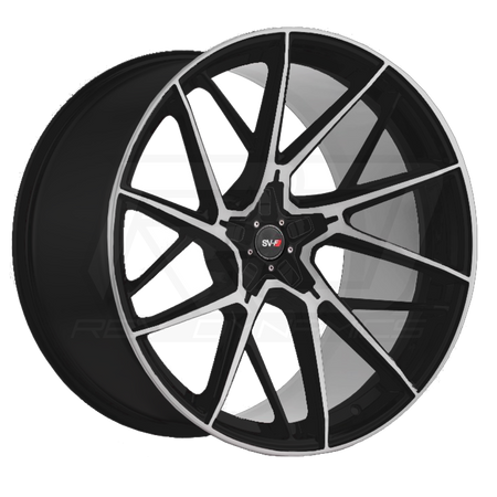 Corevette Custom colored Savini SV-F6 wheel