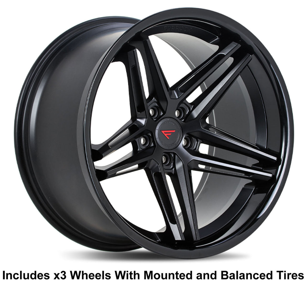 Ferrada CM1 Slingshot 20" Front 22" Rear Wheel and Tire Package - Rev Dynamics