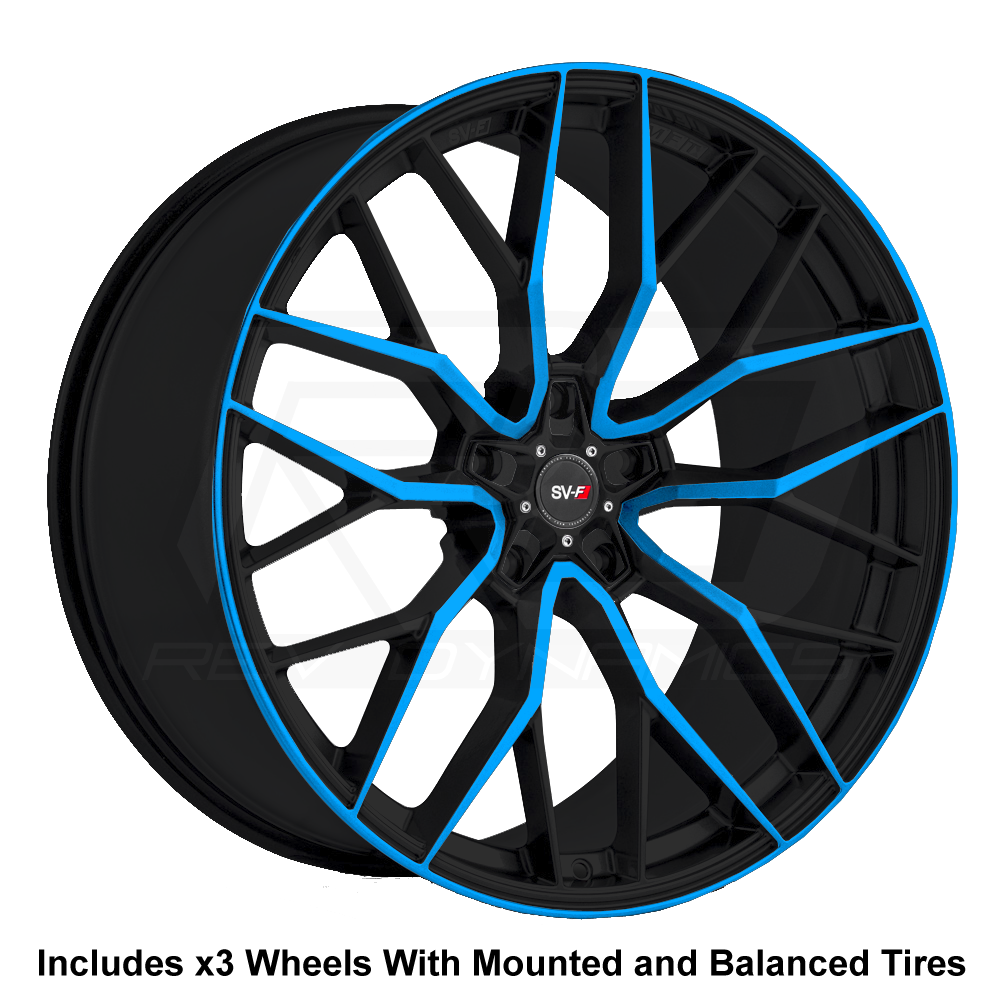 Slingshot Black and Miami Blue SV-F2 Wheel 2