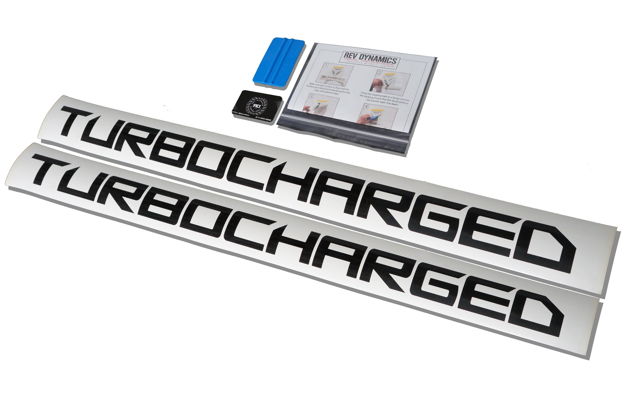 Polaris Slingshot Turbocharged Hood Decals - Rev Dynamics