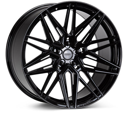 Corvette C8 Vossen HF-7 Wheel and tire package Gloss Black