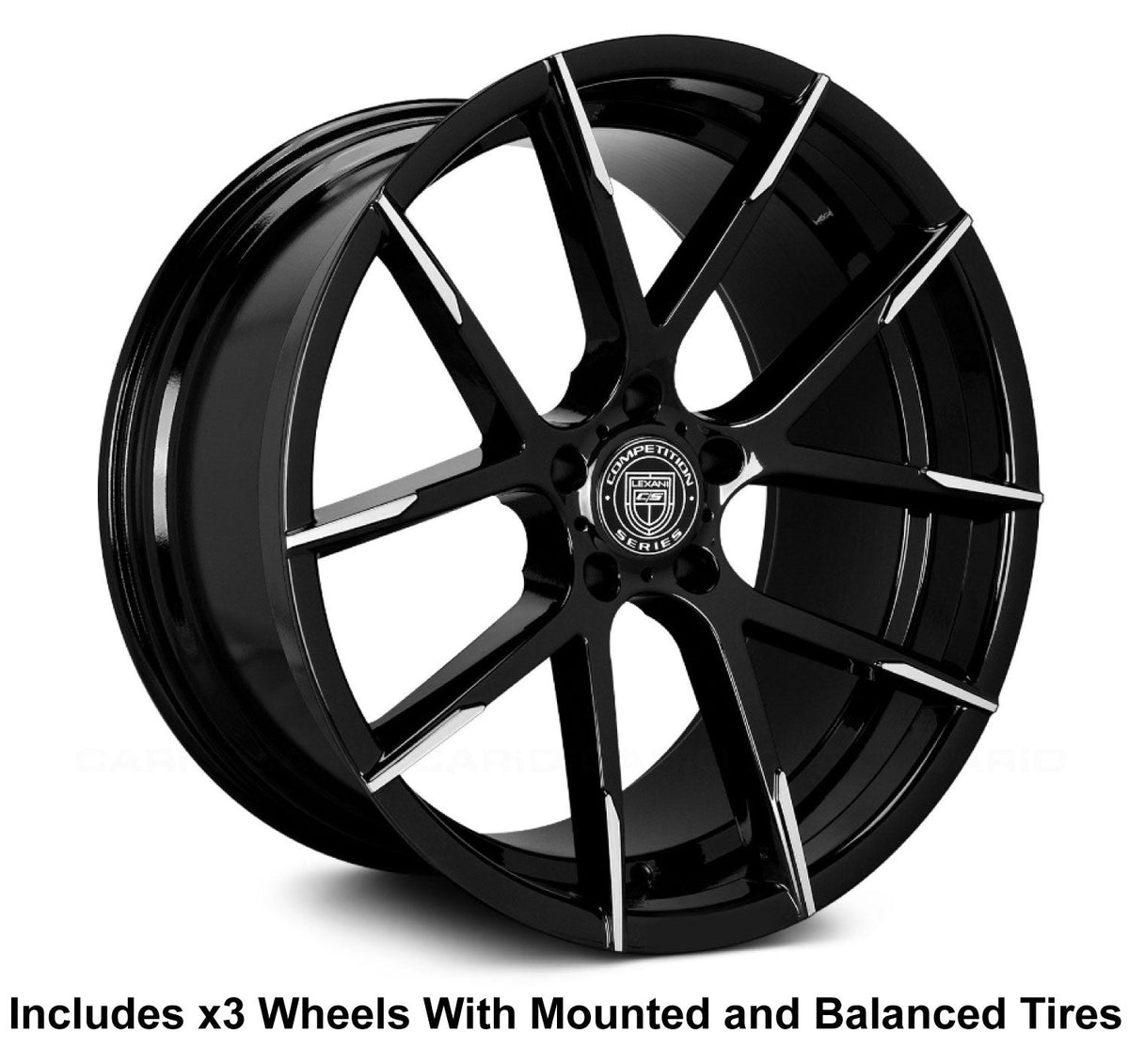 Lexani Stuttgart 22" Wheel and Tire Package - Rev Dynamics